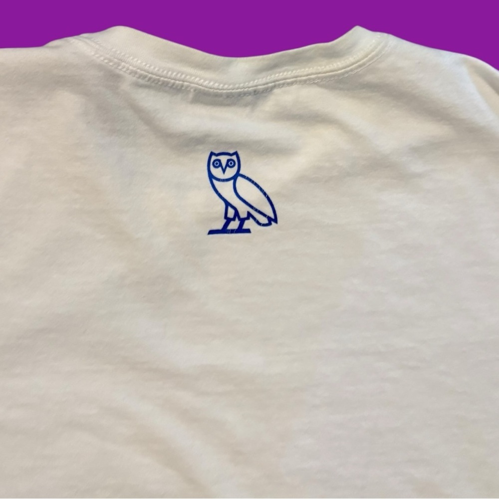 White Graphic Tee with Colorful Design - Picture 4 of 5